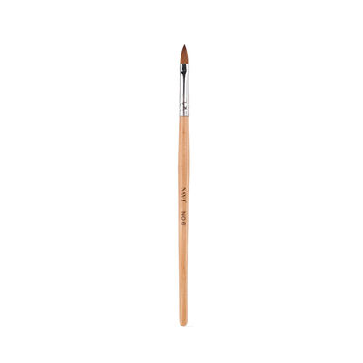 Pintura durable de la manija de la manicura del cepillo de madera del clavo para el clavo de acrílico