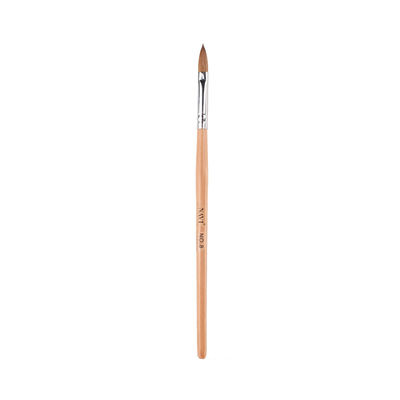 Pintura durable de la manija de la manicura del cepillo de madera del clavo para el clavo de acrílico