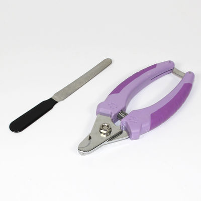 Acaricie las podadoras de clavo para el pequeño color de la púrpura de las tijeras de la herramienta de la preparación del perro