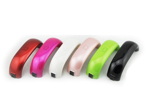 curado ULTRAVIOLETA del ventilador del esmalte de uñas del secador del clavo del dedo del pie de la luz de la lámpara del gel del arco iris LED de 9W 110V