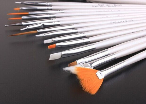 Sistema sintético blanco de la escobilla del clavo/de cepillo del arte del clavo de la pintura del modelo del drenaje