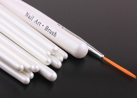 Sistema sintético blanco de la escobilla del clavo/de cepillo del arte del clavo de la pintura del modelo del drenaje