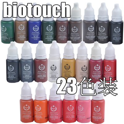 Tinta del tatuaje del pigmento de Biotouch Eyeline de la seguridad 23 tintas del tatuaje de los colores/del maquillaje